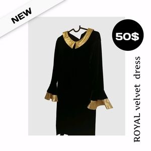 Royal velvet dress